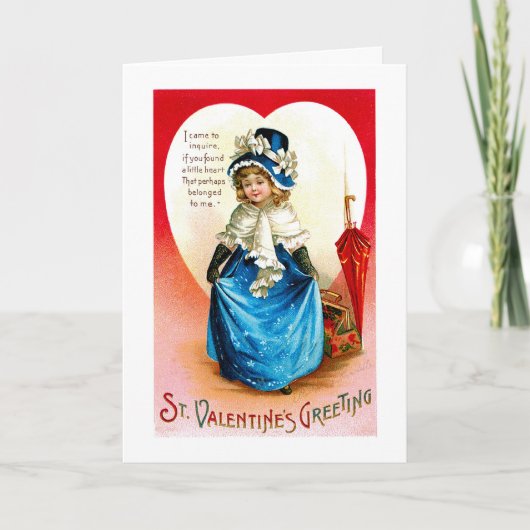 Bonnie Blue Valetine Feestdagen Kaart (Voorkant)