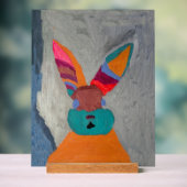 Bonnie Bunnie Acryl Print - Creatief getekend Acryl Bord (Neutraal)