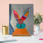 Bonnie Bunnie Acryl Print - Creatief getekend Bord (Huwelijk)