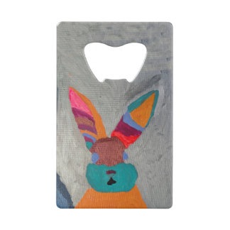 Bonnie Bunnie Bottle Opener - Creatief getekend Creditkaart Flessenopener