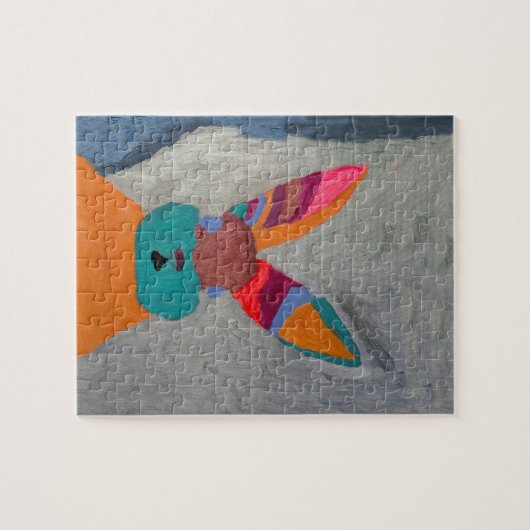 Bonnie Bunnie Puzzle - Creatief getekend Legpuzzel (Horizontaal)