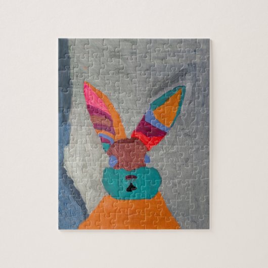 Bonnie Bunnie Puzzle - Creatief getekend Legpuzzel (Verticaal)