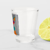 Bonnie Bunnie Shot Glass - Creatief getekend Shot Glas (Rechts)