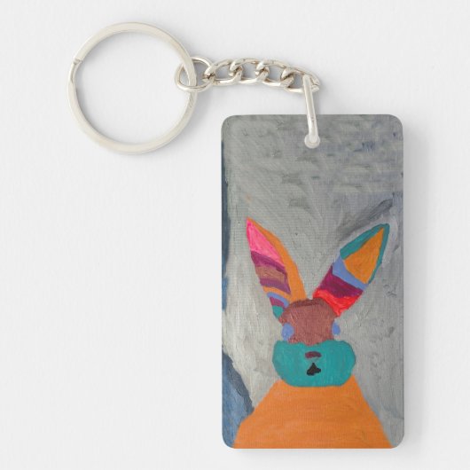 Bonnie Bunnie Sleutelhanger beroemd gemaakt door C (Voorkant)