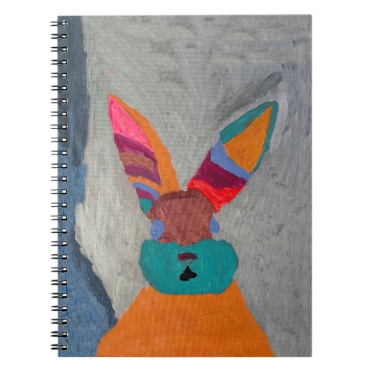 Bonnie Bunnie Spiral Notitieboek - CreatiefDrew (Voorkant)