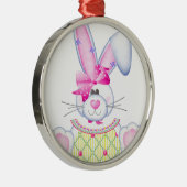 Bonnie Bunny Metalen Ornament (Rechts)