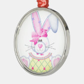 Bonnie Bunny Metalen Ornament (Links)