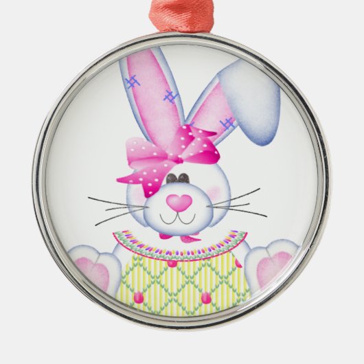 Bonnie Bunny Metalen Ornament (Voorkant)