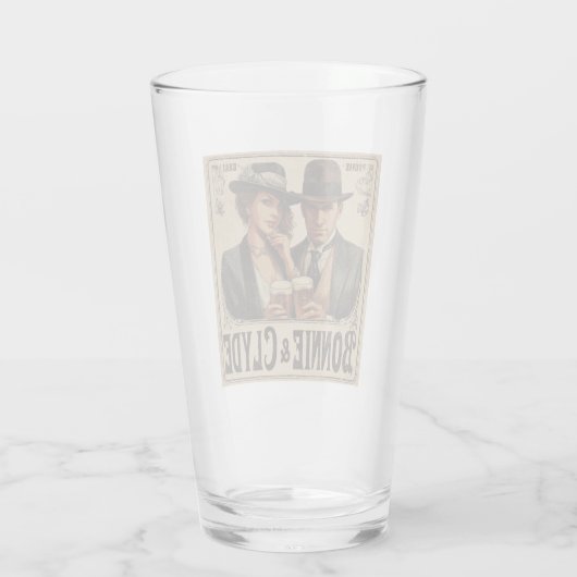 Bonnie & Clyde Brew Glas (Achterkant)