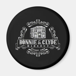 Bonnie & Clyde Hideout: Cirkelmagneet Magneet