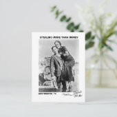 Bonnie & Clyde in Westminster (Texas) Briefkaart (Staand voorkant)