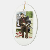 Bonnie & Clyde Keramisch Ornament (Links)