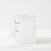 Bonnie & Clyde Matglas Koffiemok (Voorkant links)