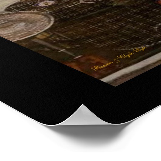 Bonnie & Clyde Poster (Hoek)