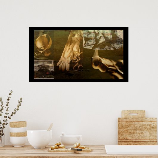 Bonnie & Clyde Poster (Keuken)