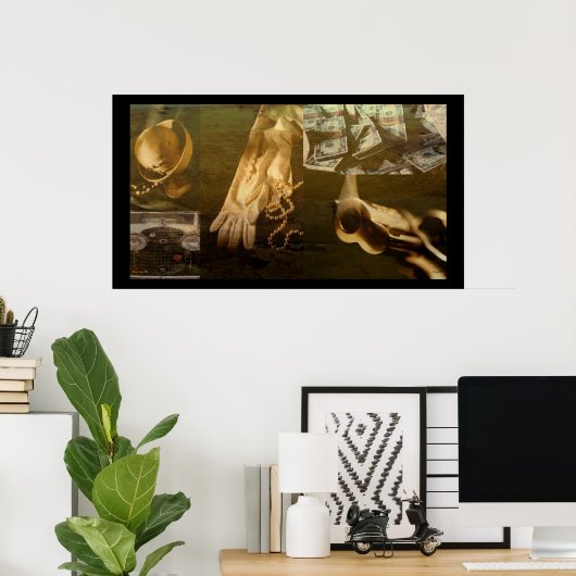 Bonnie & Clyde Poster (Thuiskantoor)