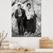 BONNIE & CLYDE - TEXAS OUTLAWS c. 1933 Poster (Keuken)