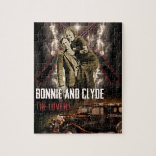 Bonnie & Clyde The Outlaw Lovers Legpuzzel