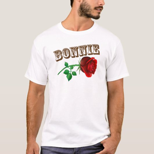 Bonnie en Clyde Couple T-shirt (Voorkant)