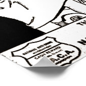  Bonnie en Clyde Death Car Advert Morbid Poster (Hoek)