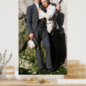 Bonnie En Clyde Omhelzing 1933 Geremasterd Poster (Keuken)