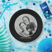 Bonnie en Clyde Papieren Bordje (Feest)