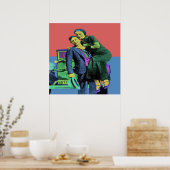 Bonnie en Clyde Pop Art Poster (Keuken)