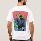 Bonnie en Clyde Pop Art T-shirt (Achterkant)