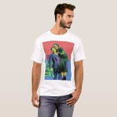 Bonnie en Clyde Pop Art T-shirt (Voorkant volledig)