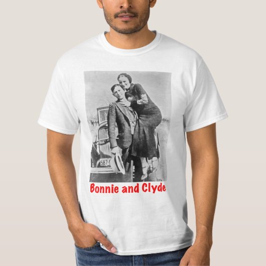Bonnie en Clyde T-shirt (Voorkant)
