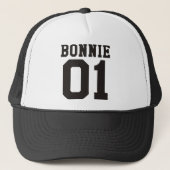 Bonnie en Clyde Trucker Pet (Voorkant)