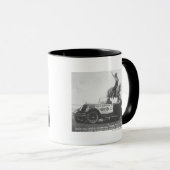 Bonnie Gray springt haar paard. Mok (Voorkant rechts)