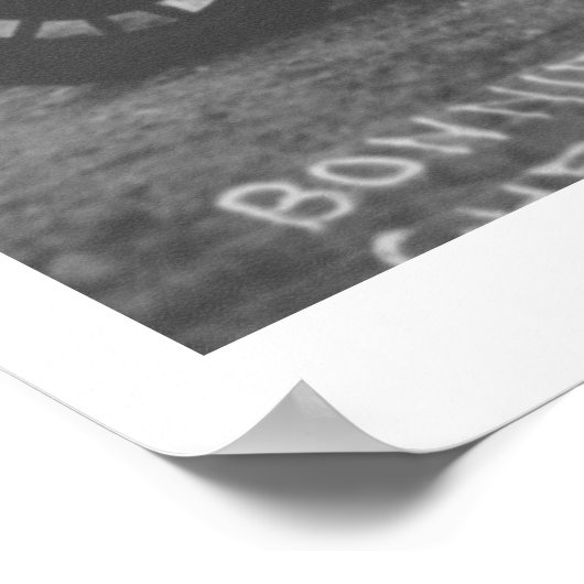 Bonnie Gray springt haar paard. Poster (Hoek)