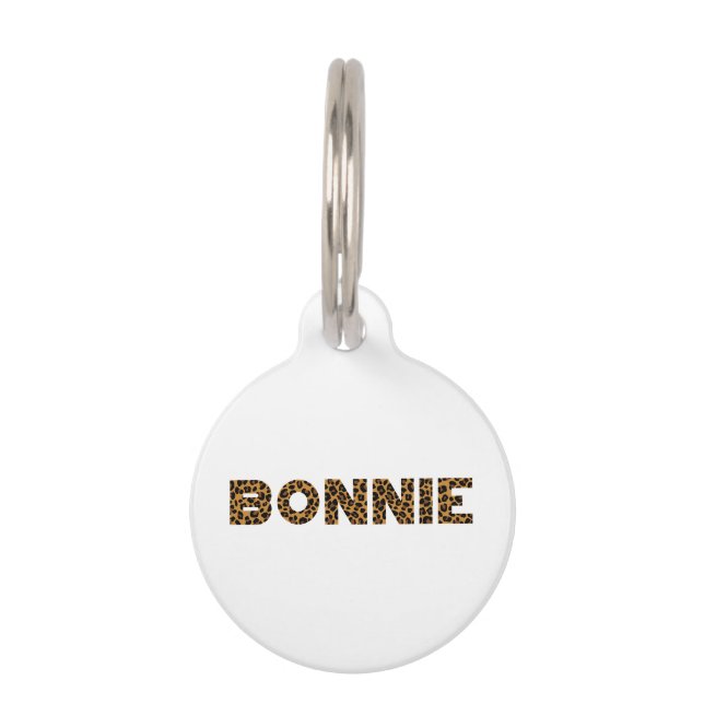 Bonnie huisdier ID-label Huisdierpenning (Voorkant)