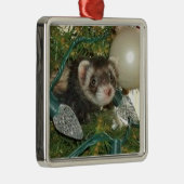 Bonnie in de kerstboomversiering metalen ornament (Rechts)