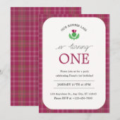 Bonnie Lass Birthday Kaart (Voorkant / Achterkant)