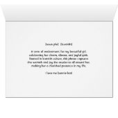 Bonnie Lass Ma One en alleen bloemen en harten (Binenzijde Horizontaal (Onderkant))