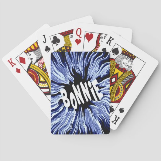 Bonnie Name Star Art Speelkaarten (Achterkant)