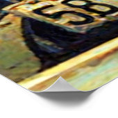 Bonnie Parker Clyde Barrow 1933 Schilderij Poster (Hoek)