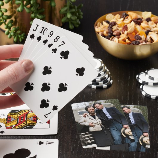 Bonnie Parker en Clyde Barrow 1933 Pokerkaarten (Insitu)