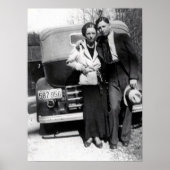 Bonnie Parker en Clyde Barrow 1933 Poster (Voorkant)