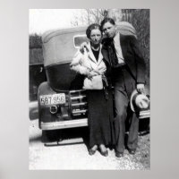 Bonnie Parker en Clyde Barrow 1933