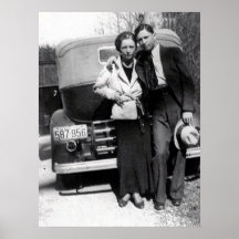 Bonnie Parker en Clyde Barrow 1933