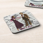 Bonnie Parker en Clyde Barrow Drankjes Onderzetter (Linkerzijde)