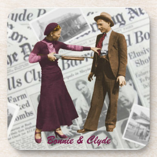 Bonnie Parker en Clyde Barrow Drankjes Onderzetter