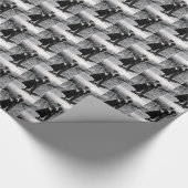 Bonnie Parker en Clyde Barrow Kissing 1933 Cadeaupapier (Hoek)