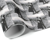 Bonnie Parker en Clyde Barrow Kissing 1933 Cadeaupapier (Rol Hoek)