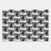 Bonnie Parker en Clyde Barrow Kissing 1933 Inpakpapier Vel (Voorkant)