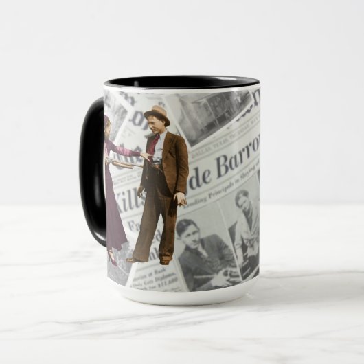 Bonnie Parker en Clyde Barrow Mok (Voorkant links)