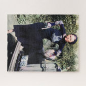 Bonnie Parker Roking A Cigar 1933 Color Redux Legpuzzel (Horizontaal)